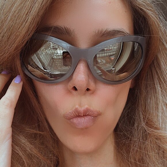 Marc Jacobs MJ 1087/S TRENDY Silver Mirror Cat Eye Sunglasses main image 9